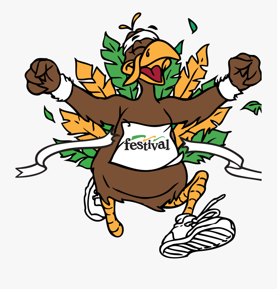 Transparent Turkey Icon Png - 11th Annual Festival Foods Turkey Trot, Transparent Clipart