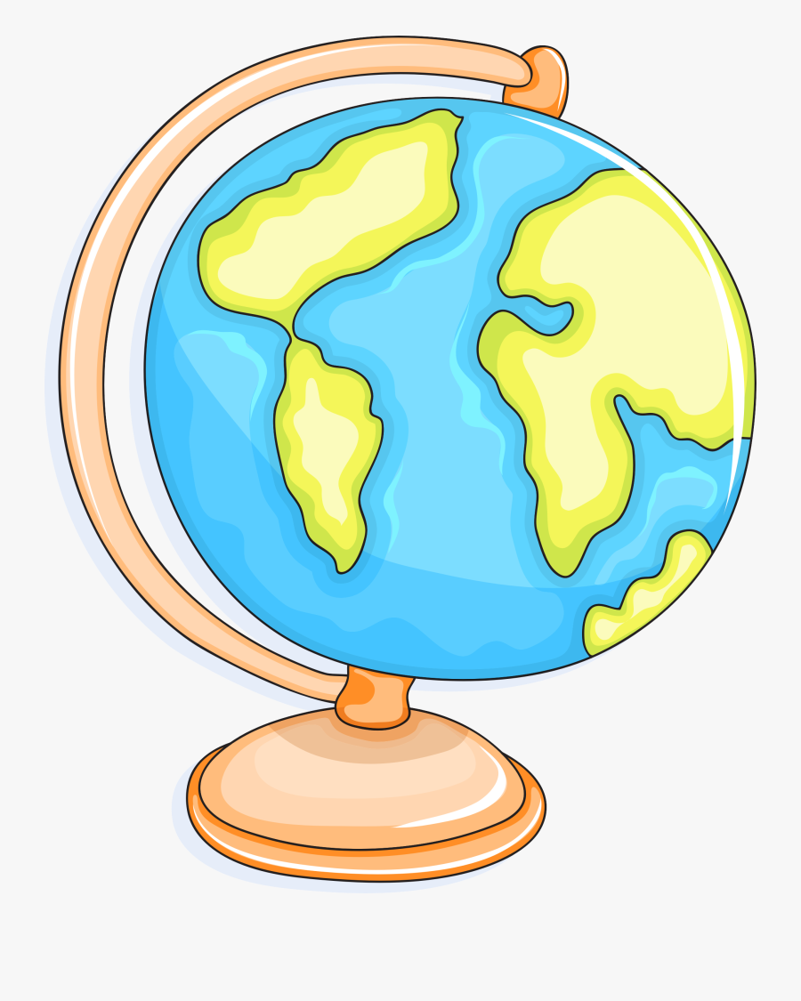 Classroom Globe Clip Art, Transparent Clipart