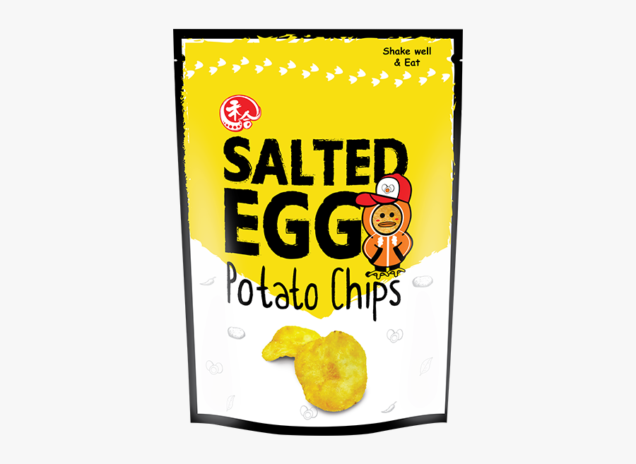 Salted Egg Crispy Snack Potato Chip - Potato Chip, Transparent Clipart