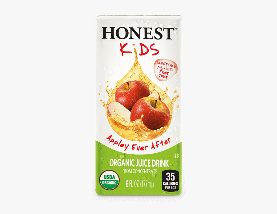 Honest Apple Juice Boxes, Transparent Clipart